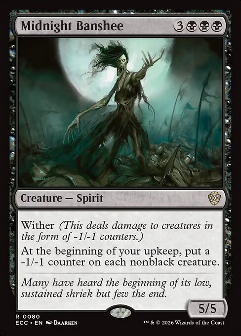 Midnight Banshee - Commander: Lorwyn Eclipsed