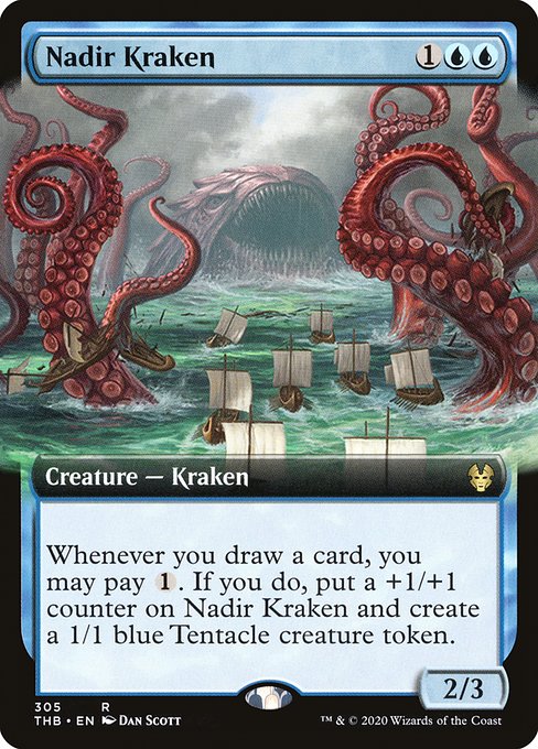 Nadir Kraken (Extended Art) - Theros Beyond Death