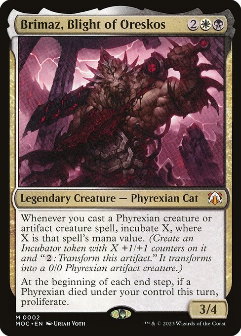 Brimaz, Blight of Oreskos (Foil) - Commander: March of the Machine