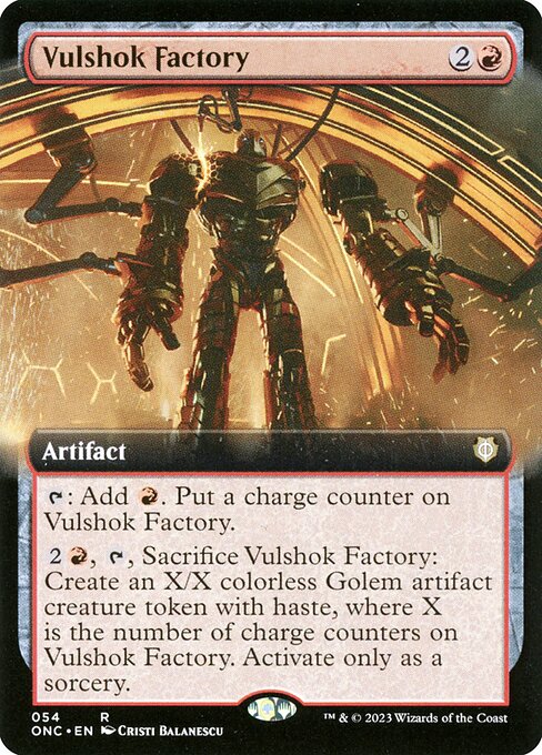 Vulshok Factory (Extended Art) - Commander: Phyrexia: All Will Be One