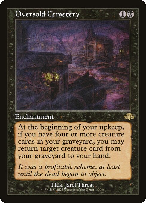 Oversold Cemetery (Retro Frame) - Dominaria Remastered