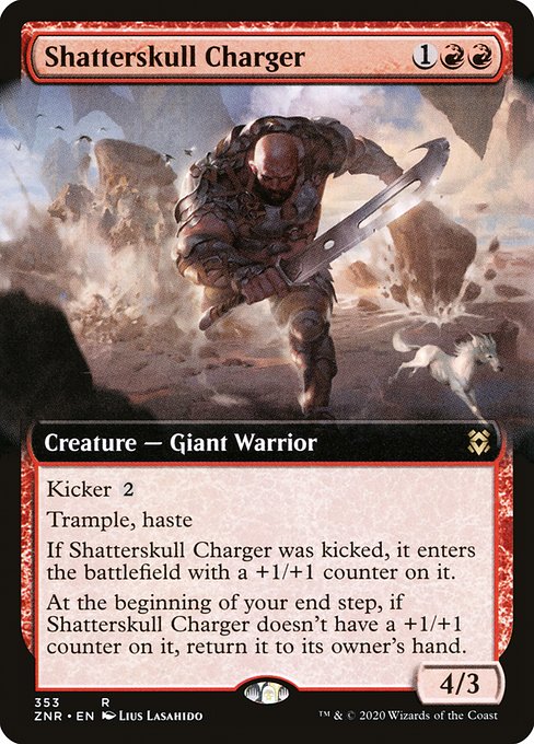 Shatterskull Charger (Extended Art) - Zendikar Rising