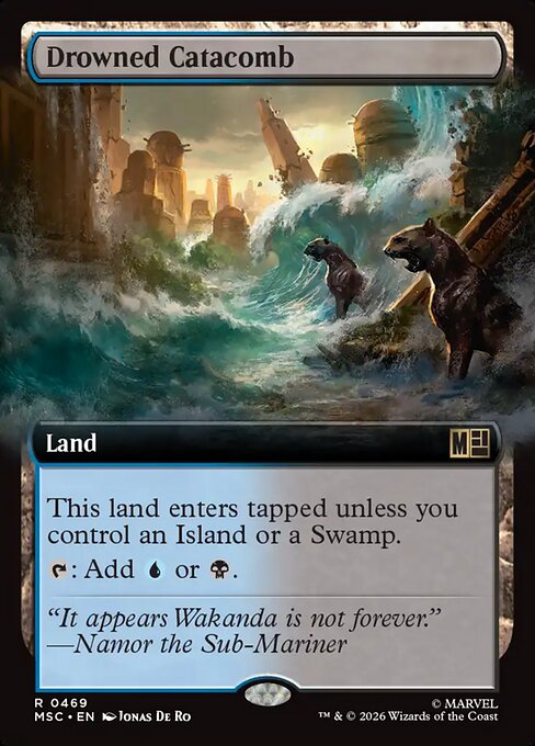 Drowned Catacomb (Extended Art) - Commander: Marvel Super Heroes