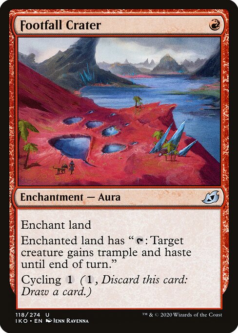 Footfall Crater (Foil) - Ikoria: Lair of Behemoths