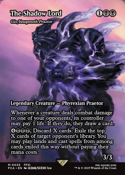 The Shadow Lord - Gix, Yawgmoth Praetor (Showcase) - FINAL FANTASY: Through the Ages