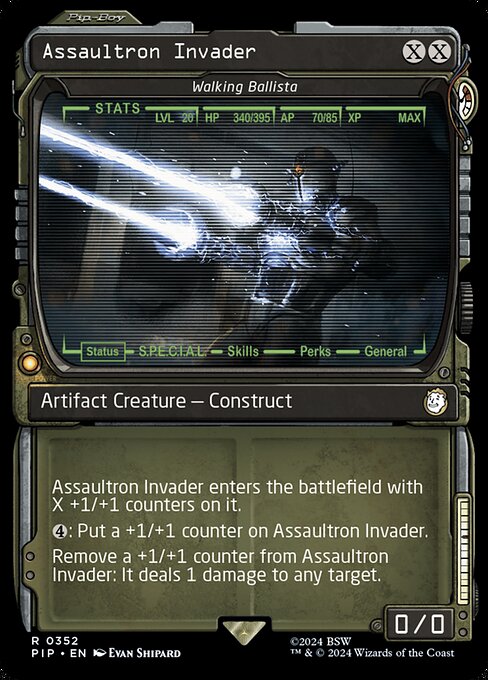 Assaultron Invader - Walking Ballista (Showcase) (Foil) - Universes Beyond: Fallout