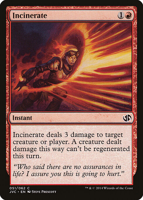 Incinerate (Foil) - Magic 2012 (M12)