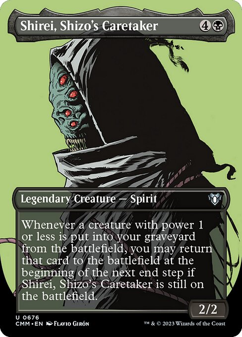 Shirei, Shizo's Caretaker (Borderless) - Commander Masters