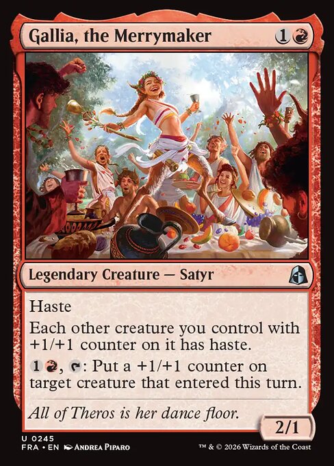 Gallia, the Merrymaker (Foil) - Reality Fracture