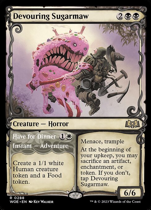 Devouring Sugarmaw (Showcase) - Wilds of Eldraine