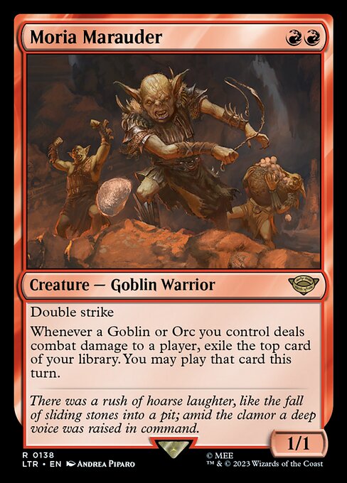 Moria Marauder (Foil) - Universes Beyond: The Lord of the Rings: Tales of Middle-earth