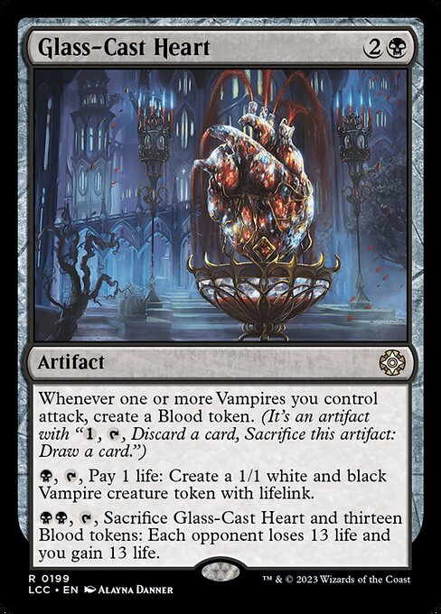Glass-Cast Heart - Commander: The Lost Caverns of Ixalan