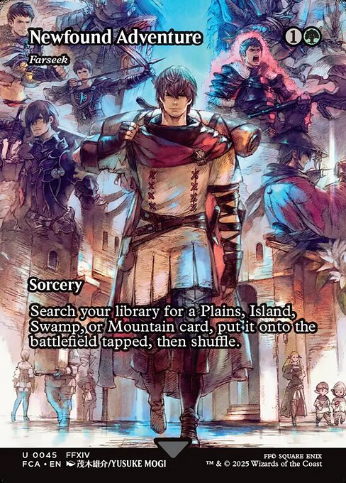 Newfound Adventure - Farseek (Showcase) (Foil) - FINAL FANTASY: Through the Ages
