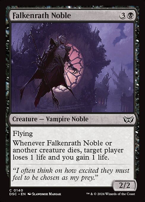 Falkenrath Noble - Commander: Duskmourn: House of Horror