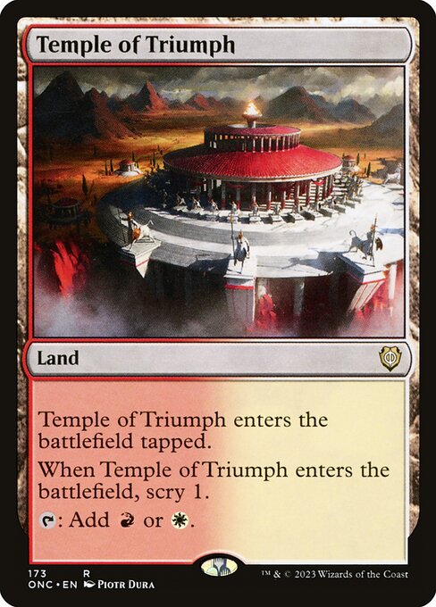 Temple of Triumph - Commander: Phyrexia: All Will Be One