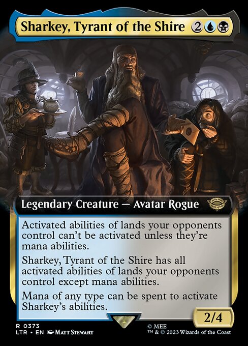 Sharkey, Tyrant of the Shire (Extended Art) - Universes Beyond: The Lord of the Rings: Tales of Middle-earth