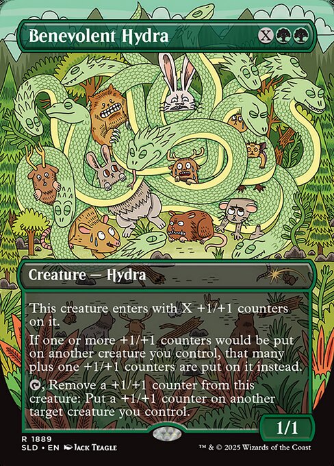 Benevolent Hydra (Rainbow Foil) (Foil) - Secret Lair Drop Series