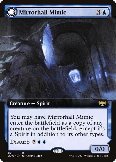 Mirrorhall Mimic (Extended Art) - Innistrad: Crimson Vow