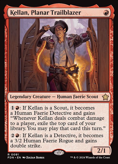 Kellan, Planar Trailblazer (Foil) - Foundations