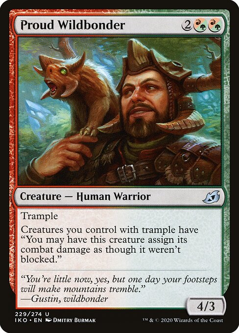 Proud Wildbonder (Foil) - Ikoria: Lair of Behemoths