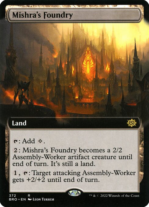 Mishra's Foundry (Extended Art) - The Brothers' War