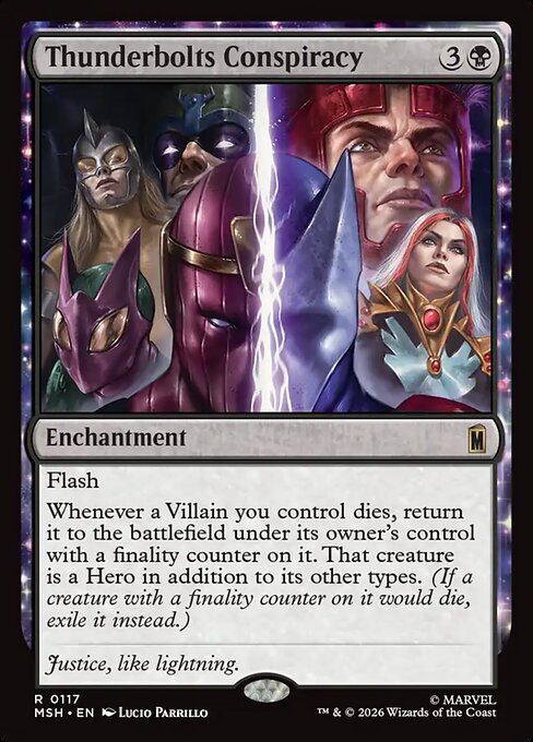 Thunderbolts Conspiracy (Foil) - Marvel Super Heroes