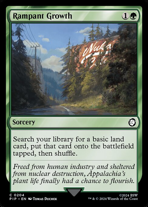 Rampant Growth - Universes Beyond: Fallout