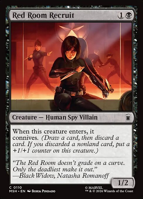 Red Room Recruit (Foil) - Marvel Super Heroes