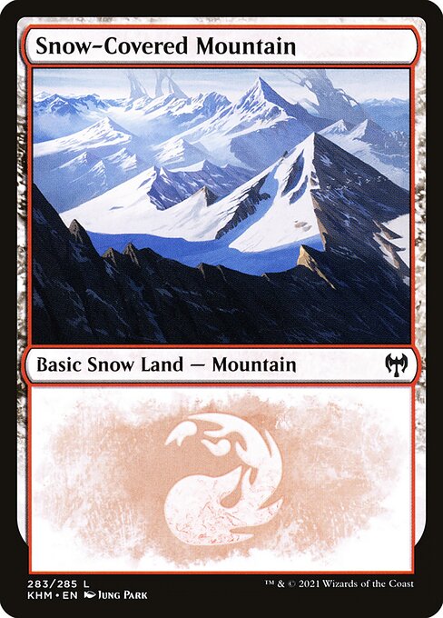 Snow-Covered Mountain (283) - Kaldheim