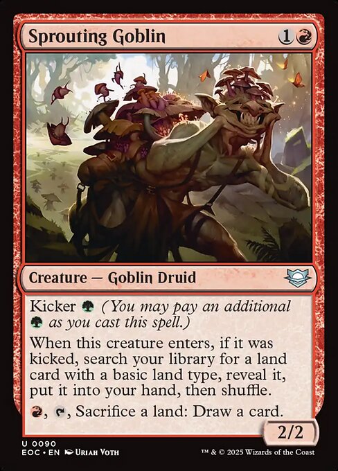 Sprouting Goblin - Commander: Edge of Eternities