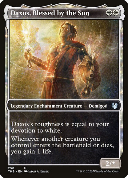 Daxos, Blessed by the Sun (Showcase) - Theros Beyond Death