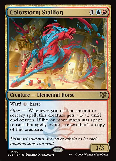 Colorstorm Stallion - Secrets of Strixhaven