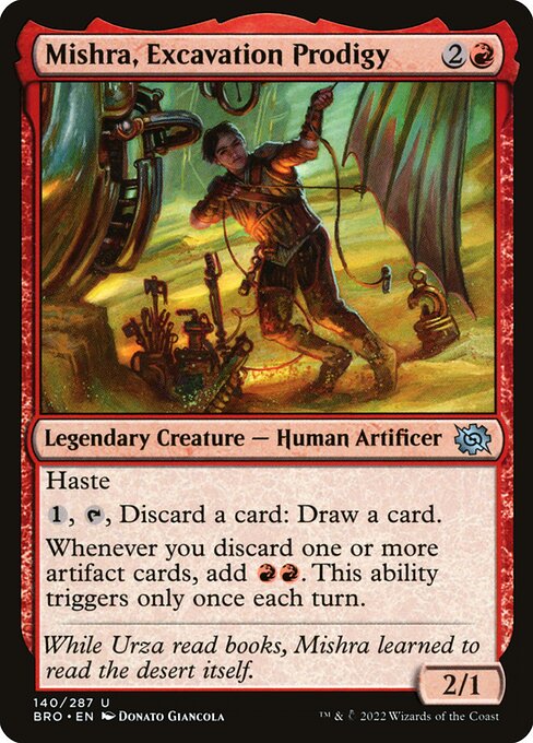 Mishra, Excavation Prodigy (Foil) - The Brothers' War