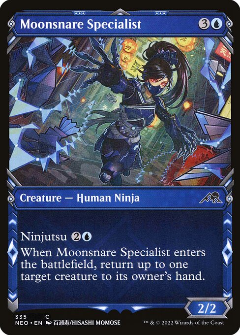 Moonsnare Specialist (Showcase) - Kamigawa: Neon Dynasty