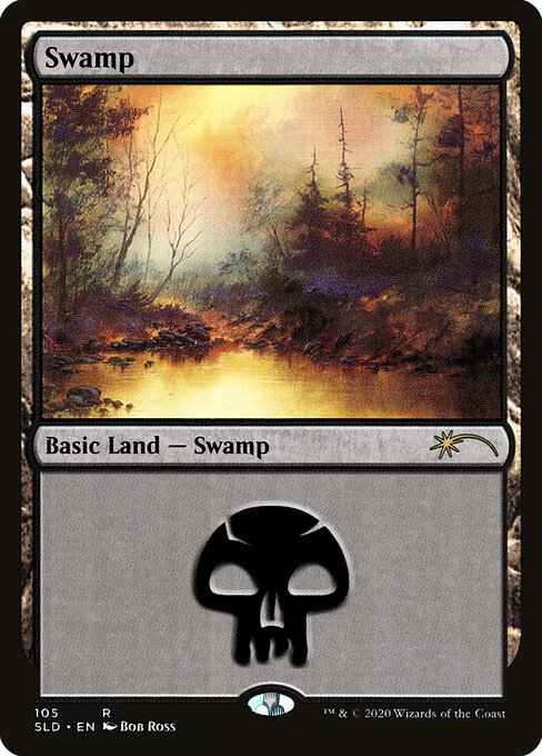 Swamp (105) (Bob Ross) - Secret Lair Drop Series