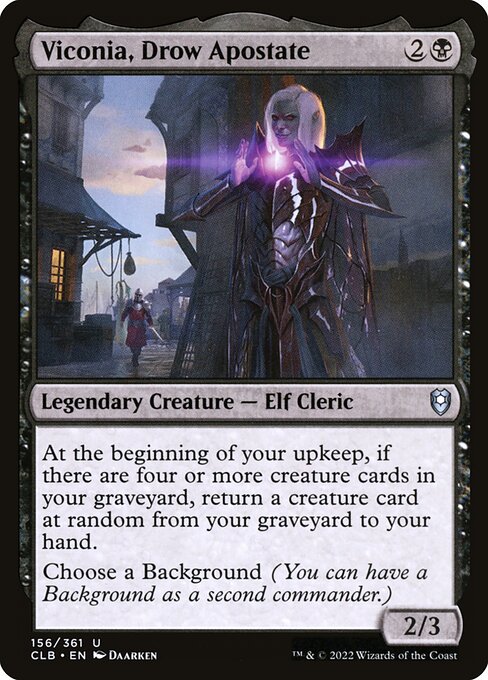 Viconia, Drow Apostate (Foil) - Commander Legends: Battle for Baldur's Gate
