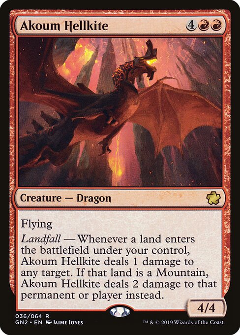 Akoum Hellkite - Magic Game Night 2019