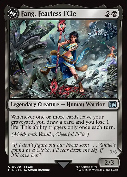 Fang, Fearless l'Cie (Foil) - FINAL FANTASY