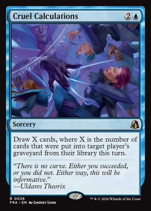 Cruel Calculations (Foil) - Reality Fracture