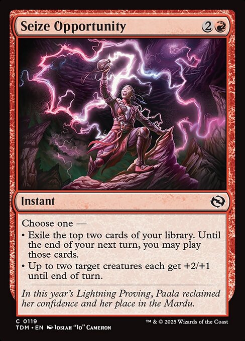 Seize Opportunity (Foil) - Tarkir: Dragonstorm