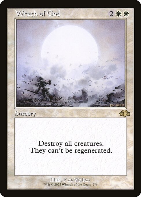 Wrath of God (Retro Frame) - Dominaria Remastered
