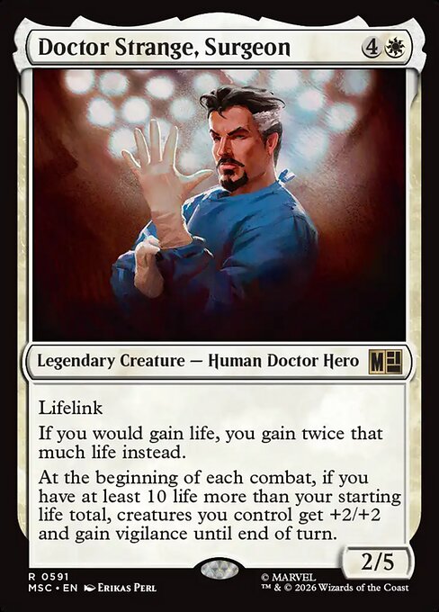 Doctor Strange, Surgeon (Foil) - Commander: Marvel Super Heroes