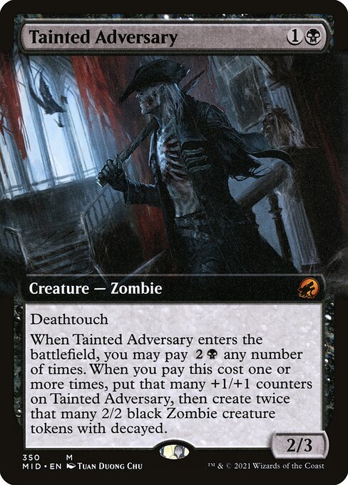 Tainted Adversary (Extended Art) - Innistrad: Midnight Hunt
