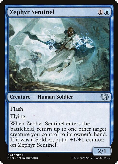 Zephyr Sentinel (Foil) - The Brothers' War