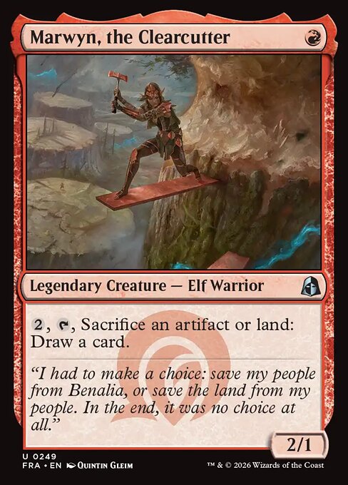 Marwyn, the Clearcutter (Foil) - Reality Fracture