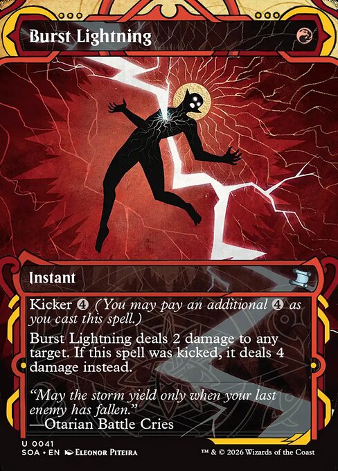 Burst Lightning (Foil) - Secrets of Strixhaven: Mystical Archive