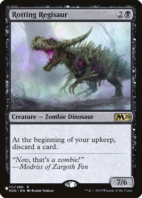 Rotting Regisaur - The List Reprints