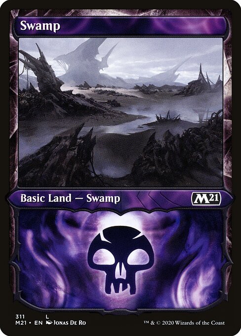 Swamp (Showcase) - Core Set 2021