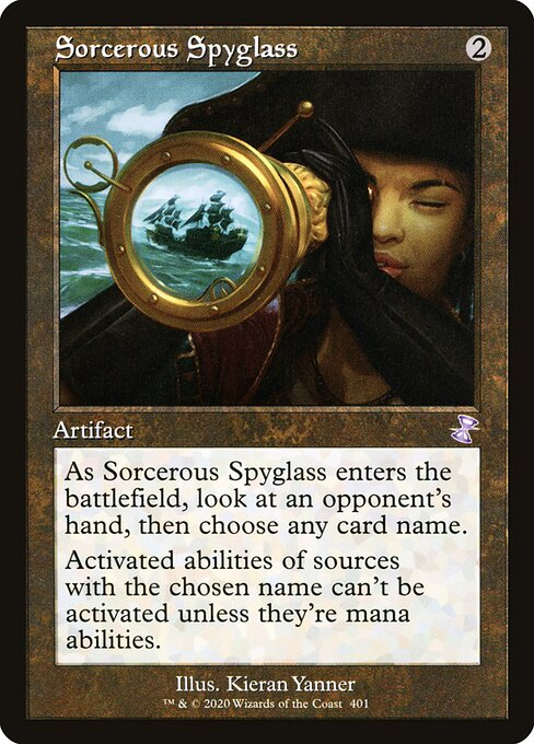 Sorcerous Spyglass (Foil) - Time Spiral: Remastered