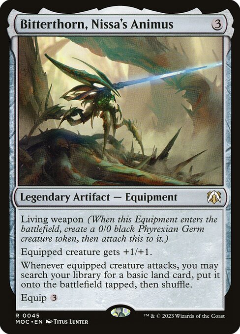 Bitterthorn, Nissa's Animus - Commander: March of the Machine